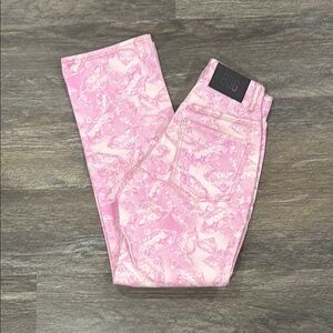 BDG Jeans Womens 24 Pink Diamond Cowboy High Rise Denim Urban Outfitters
